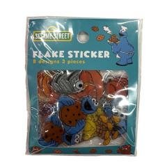 Japan Sesame Street Puffy Flake Stickers