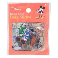 Japan Disney Puffy Flake Stickers - Mickey & Minnie