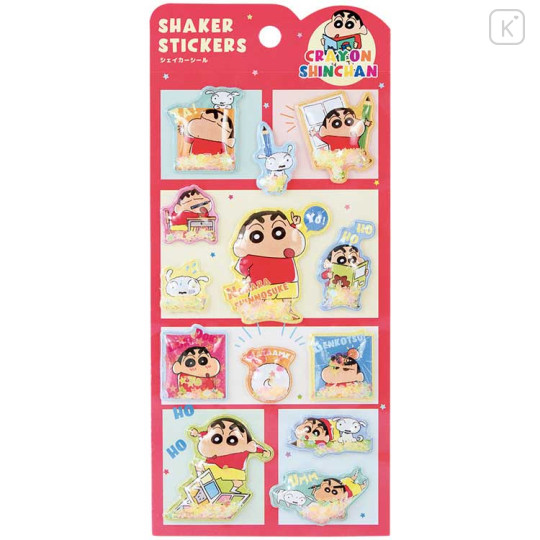 Japan Crayon Shin-chan Shaker Stickers - Powerful Comic - 1