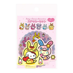 Japan Rody × Sanrio Die-Cut Sticker Set - Hello Kitty & Usahana