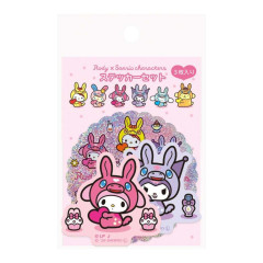 Japan Rody × Sanrio Die-Cut Sticker Set - Kuromi & My Melody