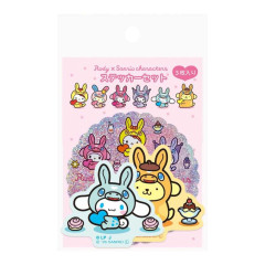 Japan Rody × Sanrio Die-Cut Sticker Set - Cinnamoroll & Pompompurin