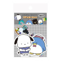 Japan Sanrio × Yuji Nishimura Die-Cut Sticker Set - Pochacco & Tuxedosam - 1