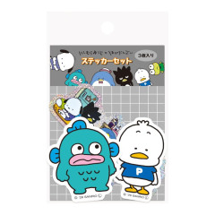 Japan Sanrio × Yuji Nishimura Die-Cut Sticker Set - Pekkle & Hangyodon