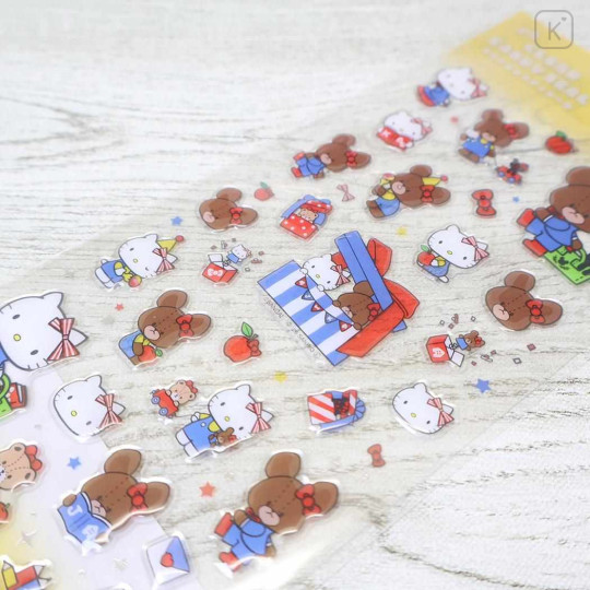 Japan Sanrio × The Bear's School Clear Candy Seal - Hello Kitty : Yellow - 2