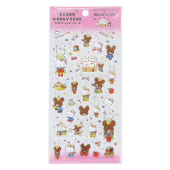 Japan Sanrio × The Bear's School Clear Candy Seal - Hello Kitty : Pink