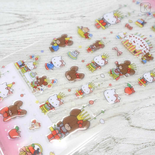 Japan Sanrio × The Bear's School Clear Candy Seal - Hello Kitty : Pink - 2