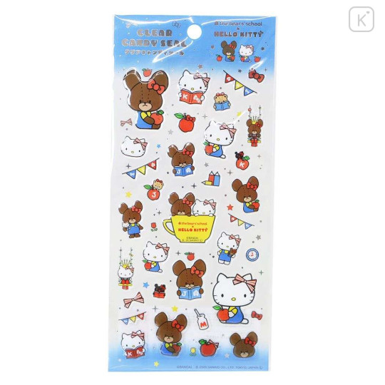 Japan Sanrio × The Bear's School Clear Candy Seal - Hello Kitty : Blue - 1