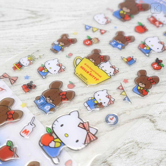 Japan Sanrio × The Bear's School Clear Candy Seal - Hello Kitty : Blue - 2