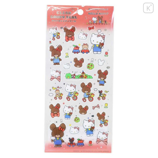 Japan Sanrio × The Bear's School Clear Candy Seal - Hello Kitty : Red - 1