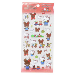 Japan Sanrio × The Bear's School Clear Candy Seal - Hello Kitty : Red