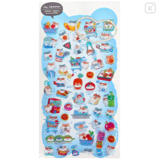 Japan Q-LiA Happy Choa Choa Pop Seal - My Hamster - 1