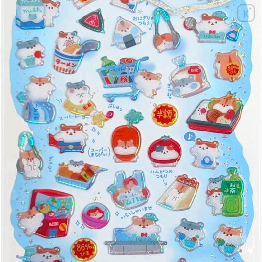 Japan Q-LiA Happy Choa Choa Pop Seal - My Hamster - 2
