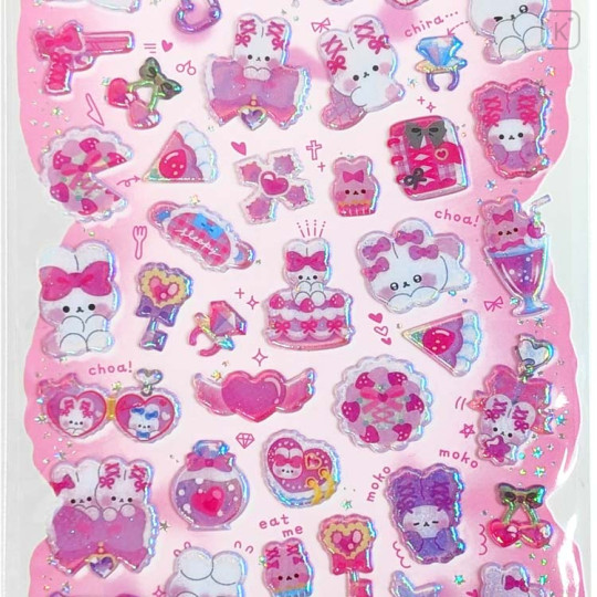 Japan Q-LiA Happy Choa Choa Pop Seal - My Rabbit - 2