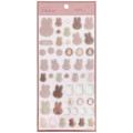Japan Miffy Puffy Sticker - Miffy : Face Pink - 1
