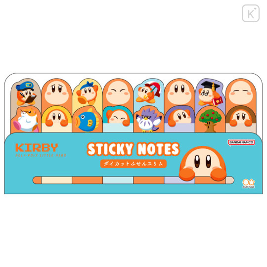 Japan Kirby Die-Cut Sticky Notes - Waddle Dee : Roly Poly Little Hero - 1