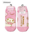 Japan Sanrio Fluffy Socks - My Melody : Smile Pink - 1