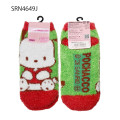 Japan Sanrio Fluffy Socks - Pochacco : Green Red - 1