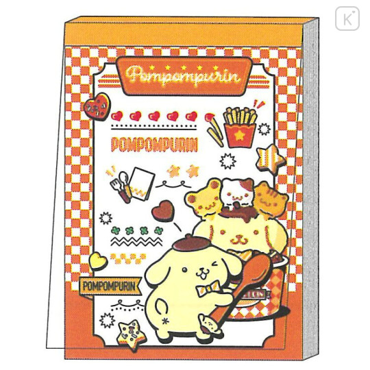 Japan Sanrio Mini Memo - Pompompurin : Petit Collection - 1