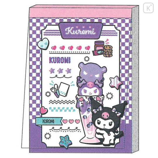 Japan Sanrio Mini Memo - Kuromi : Petit Collection - 1