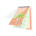 Japan Peanuts Mini Memo - Snoopy : Petit Collection Orange - 4