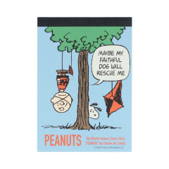 Japan Peanuts Mini Memo - Snoopy : Petit Collection Blue