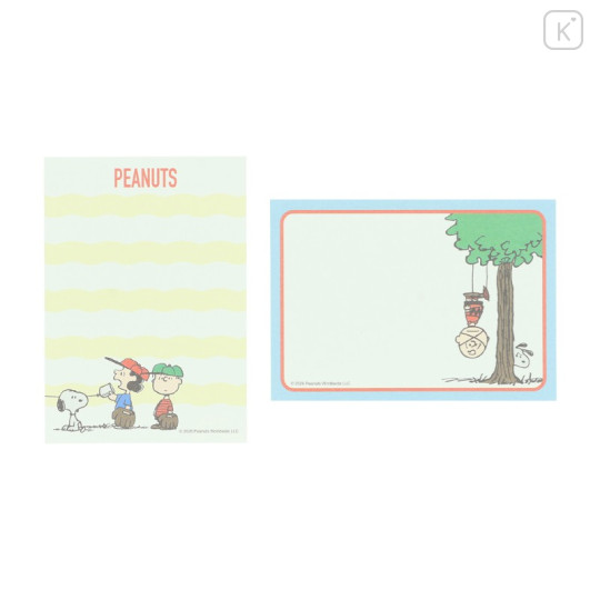 Japan Peanuts Mini Memo - Snoopy : Petit Collection Blue - 2