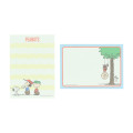 Japan Peanuts Mini Memo - Snoopy : Petit Collection Blue - 2