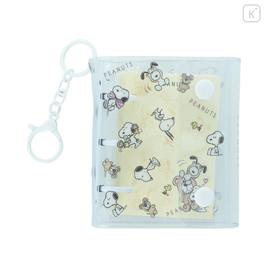 Japan Peanuts Mini Sticker Binder Charm - Snoopy : Petit Collection Flyer - 1