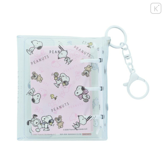 Japan Peanuts Mini Sticker Binder Charm - Snoopy : Petit Collection Flyer - 2