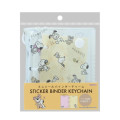 Japan Peanuts Mini Sticker Binder Charm - Snoopy : Petit Collection Flyer - 4