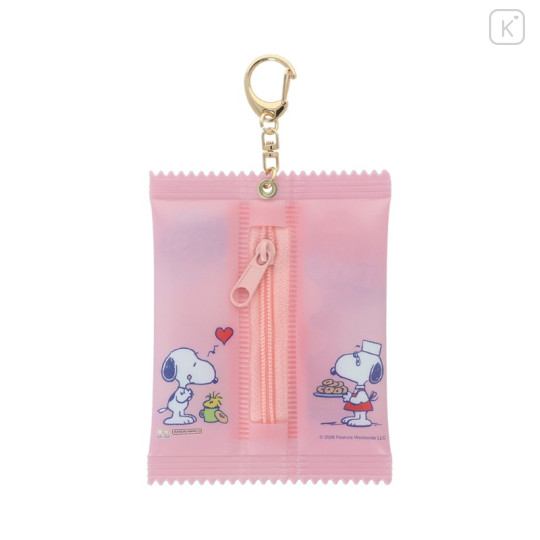 Japan Peanuts Stickers with Mini Pouch - Snoopy : Petit Collection Pink - 2