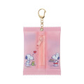 Japan Peanuts Stickers with Mini Pouch - Snoopy : Petit Collection Pink - 2