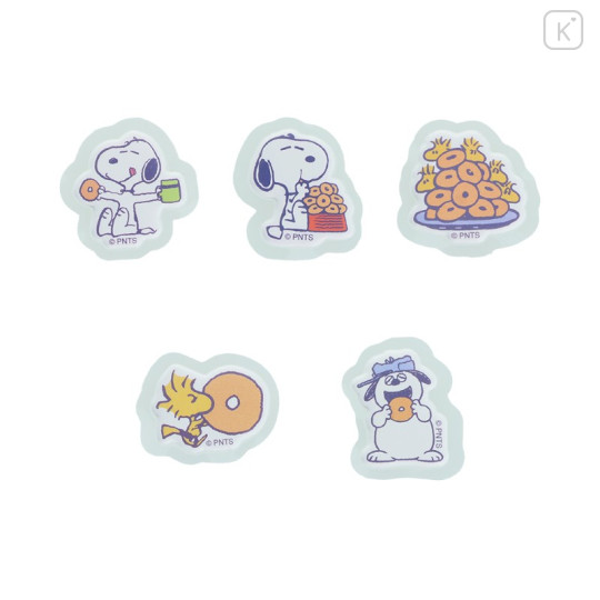 Japan Peanuts Stickers with Mini Pouch - Snoopy : Petit Collection Pink - 3