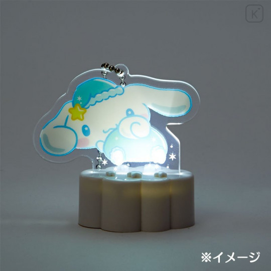 Japan Sanrio Acrylic Keychain & Shining Stand - Cinnamoroll - 4