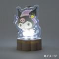 Japan Sanrio Acrylic Keychain & Shining Stand - Kuromi - 4