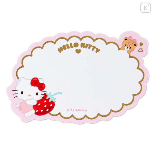 Japan Sanrio Message Card Set - Hello Kitty : Strawberry - 2