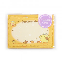 Japan Sanrio Message Card Set - Pompompurin / Blanket