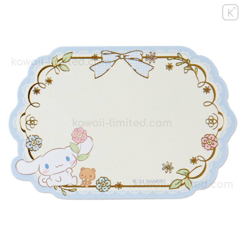 Cute Cinnamoroll Flowers Printed Stickers For Clothes Sanrio