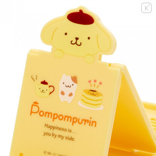 Japan Sanrio Folding Smartphone Stand - Pompompurin - 4