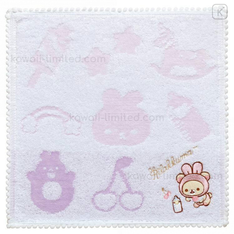 Official San-x Rilakkuma Petit Petite Towels Pink Rilakkuma Korilakkuma 