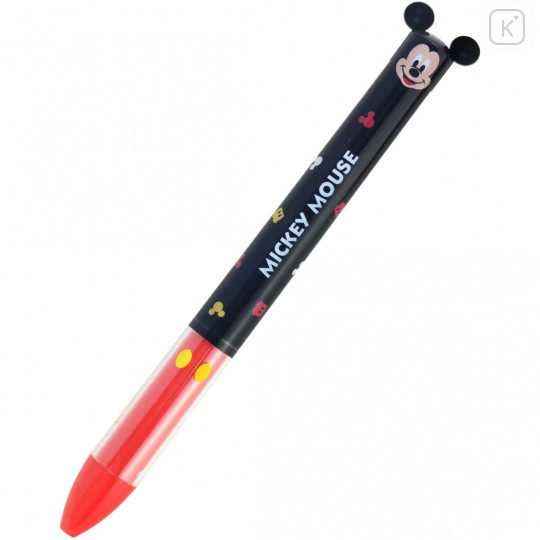 Japan Disney Two Color Mimi Pen - Mickey Mouse - 1