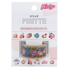 Japan Kirby PIRITTE Masking Tape - Kirby & Friends