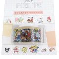 Japan Sanrio Piritte Masking Tape - Character / MIX Red - 2