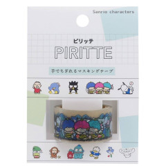 Japan Sanrio Piritte Masking Tape - Character / MIX Mint