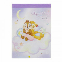 Japan Disney Mini Notepad - Chip & Dale / Stars