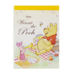 Japan Disney Mini Notepad - Winnie the Pooh / Picnic