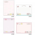 Japan Sanrio A6 Notepad - Characters / Pink - 2