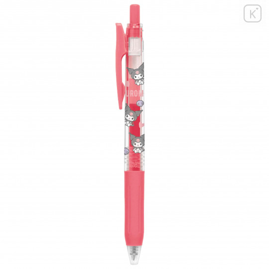 Japan Sanrio Sarasa Clip Gel Pen - Kuromi / Pink - 1