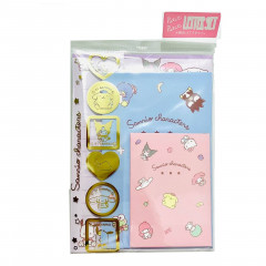 Japan Sanrio Mini Letter Set - Mix Characters / Flying